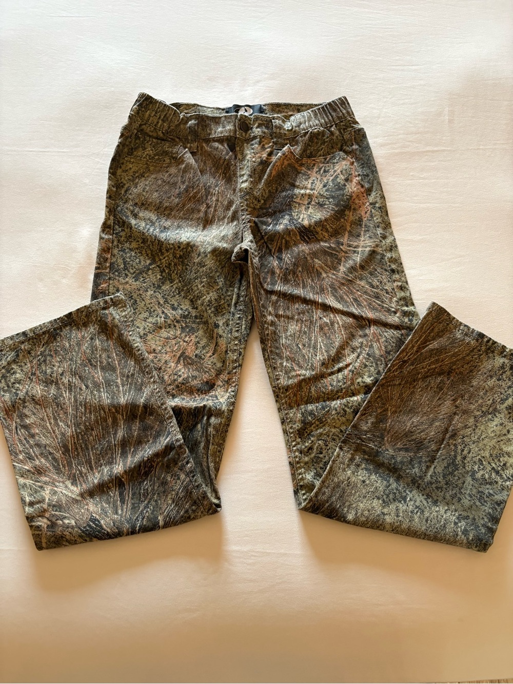 Mossy Oak Brushed Camo 5 Pocket Elastic Side Pants XL Juniors